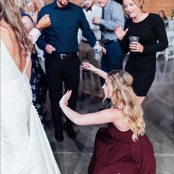 Birdy Grey Small Merlot bridesmaid dress - Picture 6 of 8